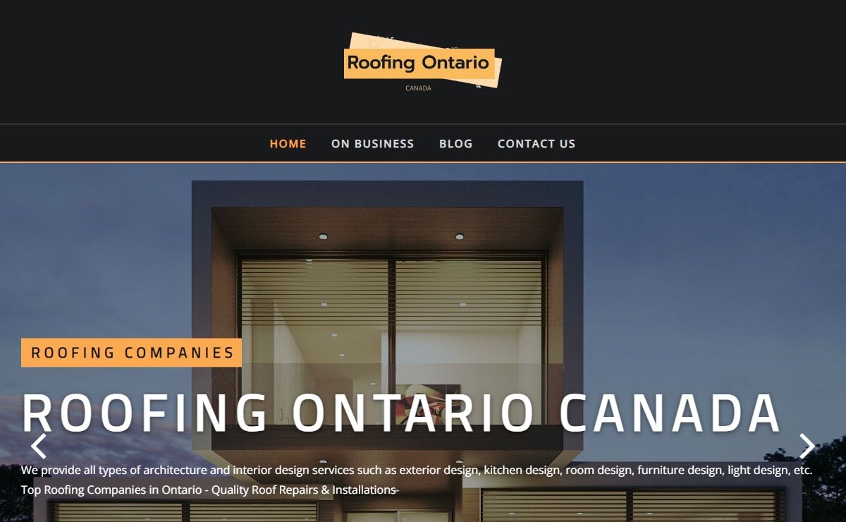 roofing Ontario – Canadian Business