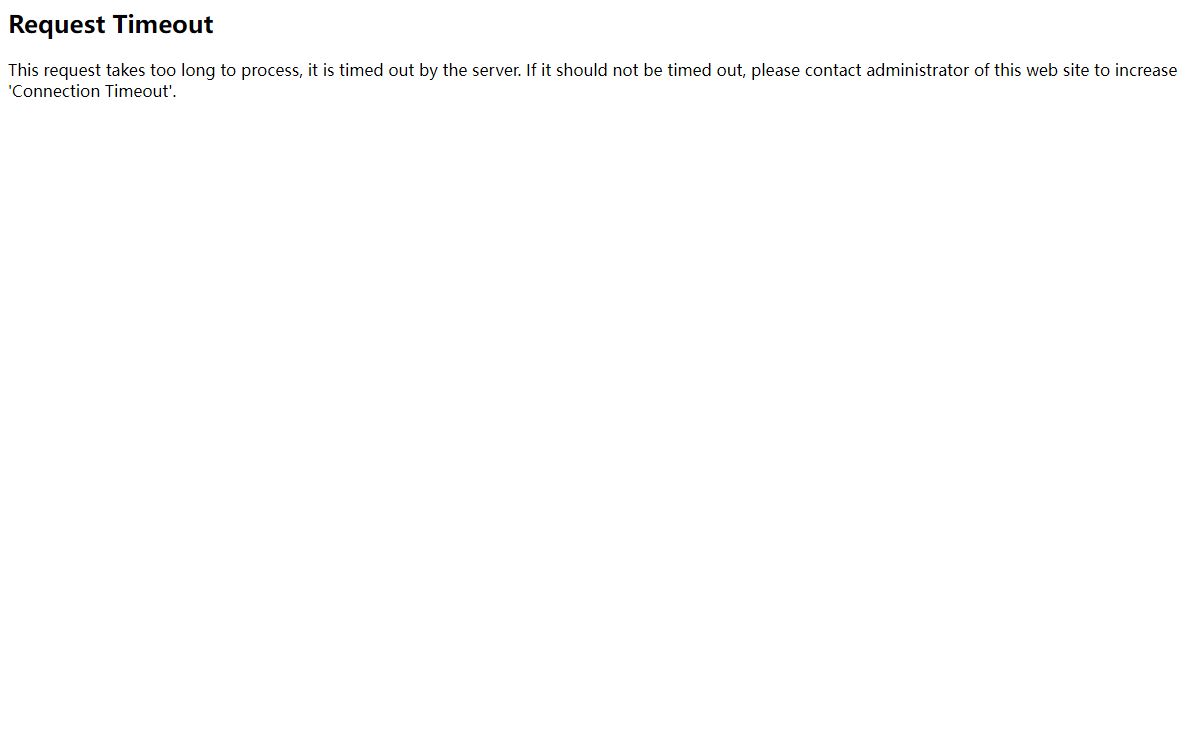 500 Internal Server Error