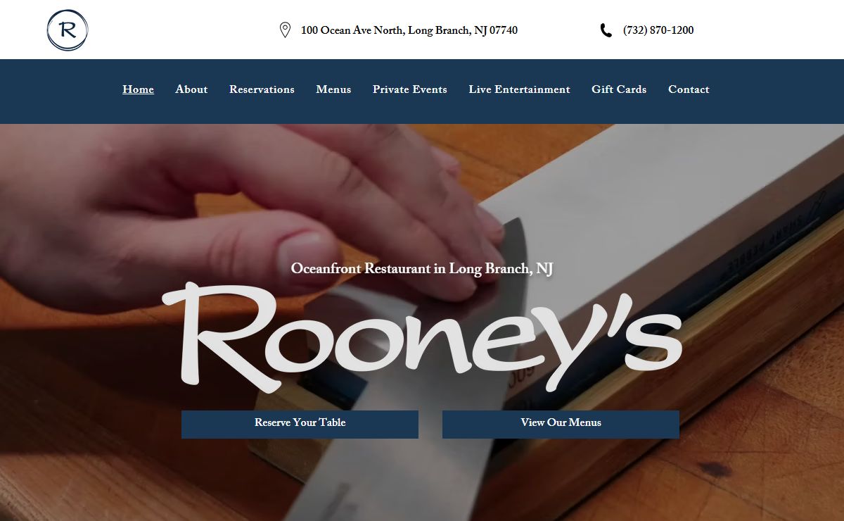 Home | Rooney's Oceanfront Restaurant | Long Branch, NJ