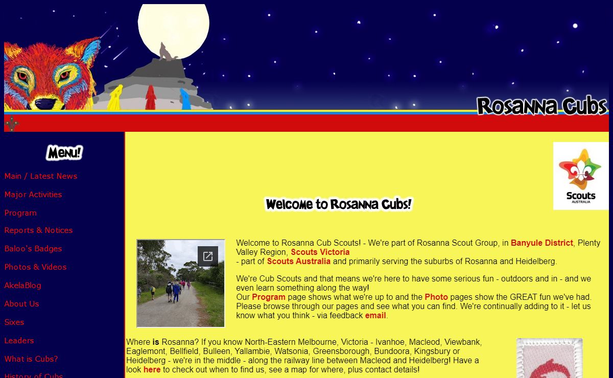 Rosanna Cubs - Scouts Australia - FUN For Kids Aged 7-10! - in Banyule District, Plenty Valley Region - Melbourne, Victoria - Serving Rosanna and Heidelberg