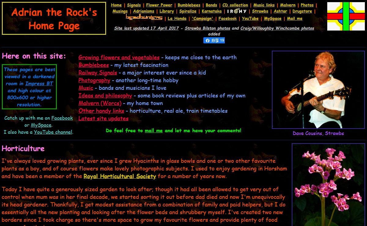 Adrian the Rock's homepage