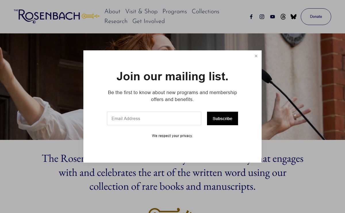 The Rosenbach Museum & Library