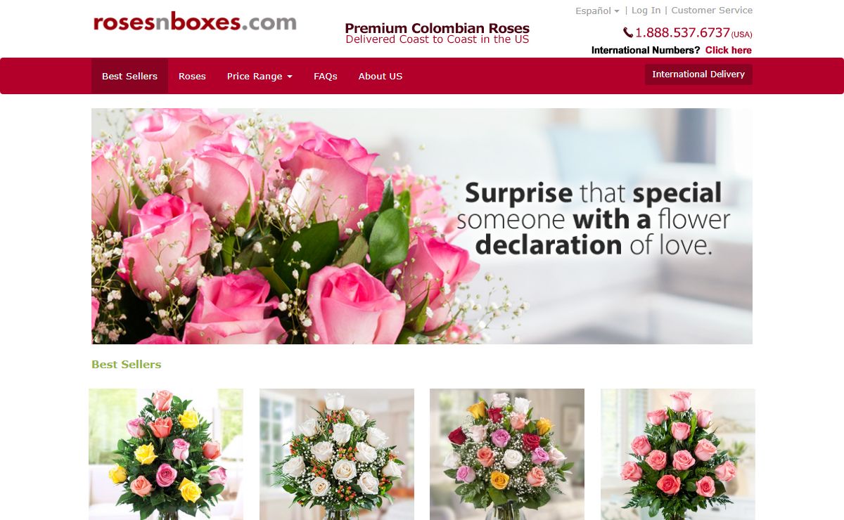 Rose delivery, Boxed roses delivered from rosesnboxes