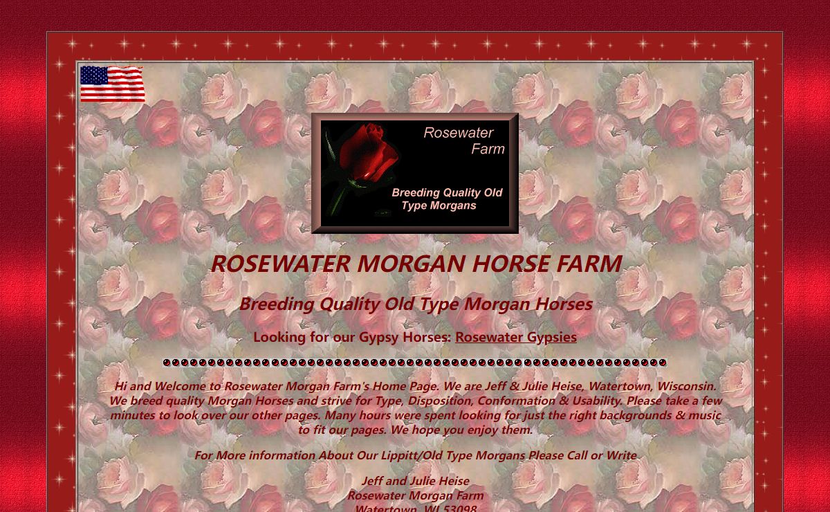 Rosewater Farm Home Page