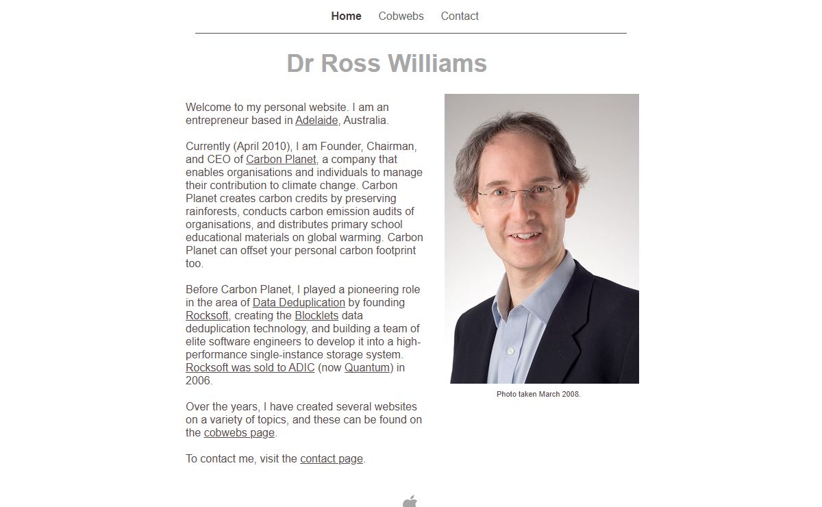 Dr Ross Williams