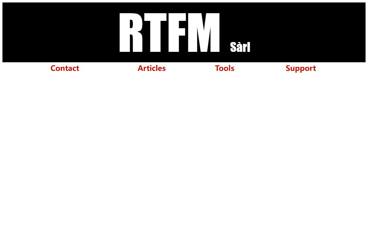 RTFM Sarl