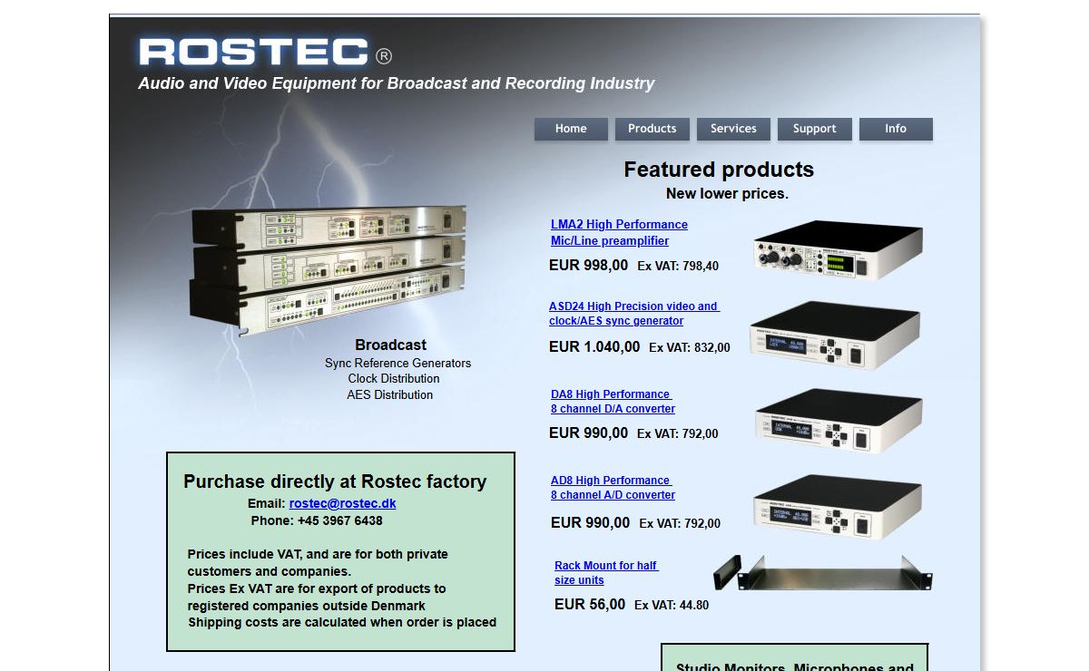 Rostec Engineering Audio and Video equipment
