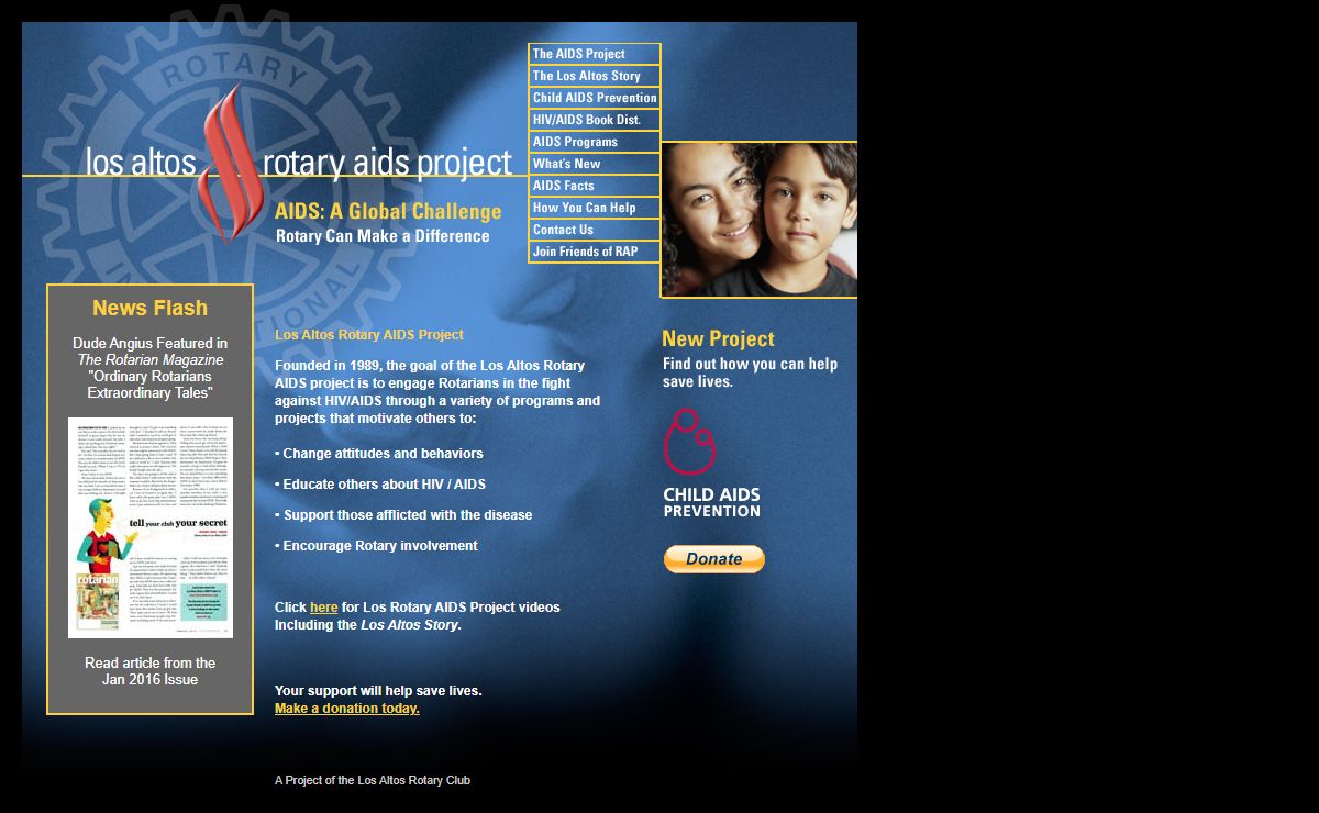 Rotary AIDS Project — A Global Challenge
