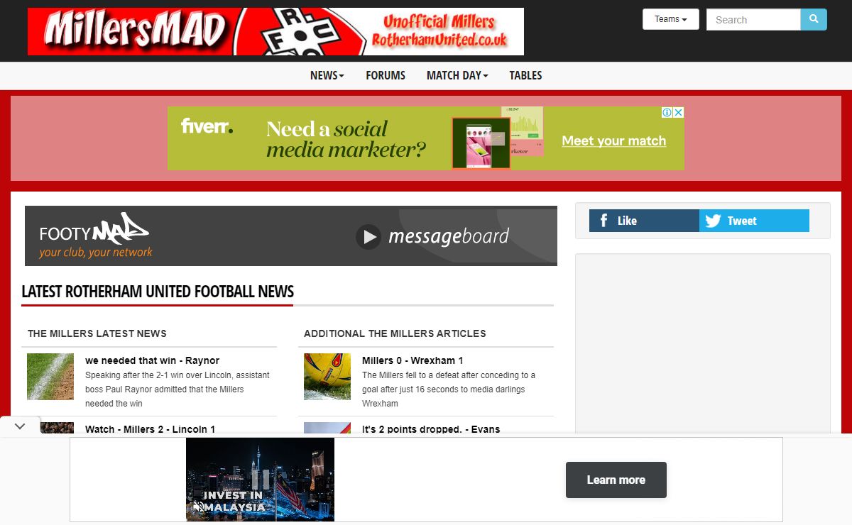 Rotherham United News - MillersMAD.