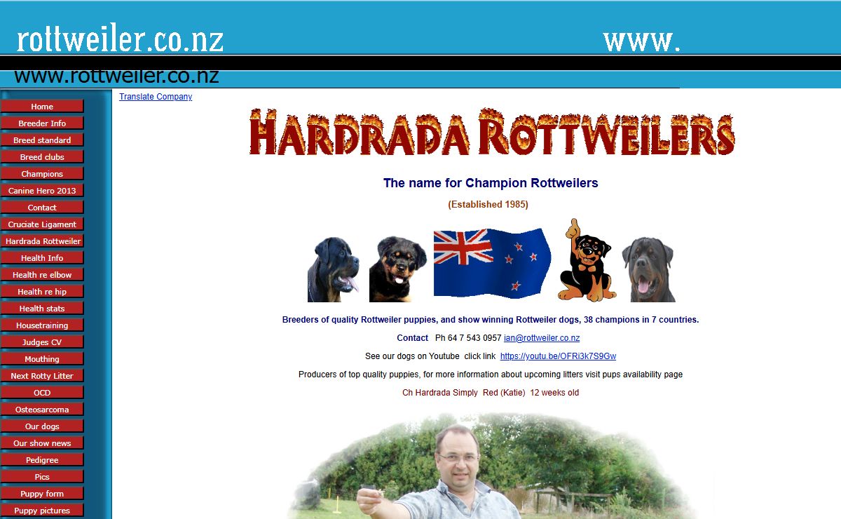 Champion Rottweilers @ Hardrada
