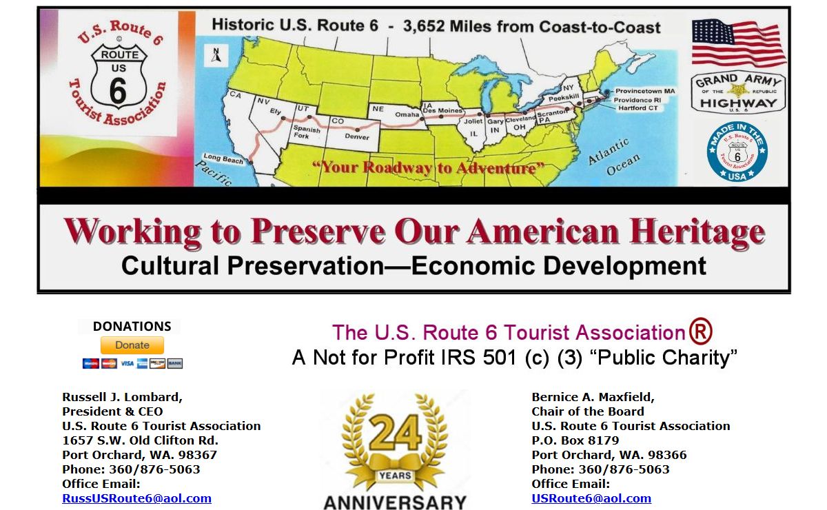 Route 6 Tourist Association - Preserving American Heritage