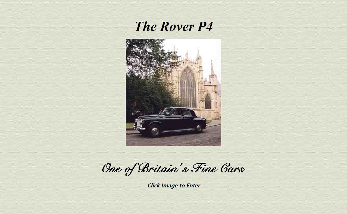 THE ROVER P4