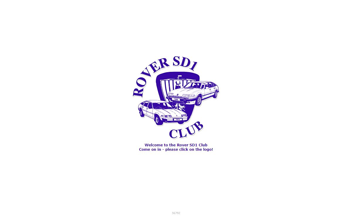 Welcome to the Rover SD1 Club website