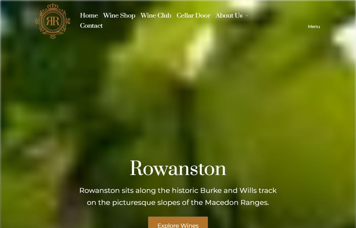Home Page - Rowanston Winery