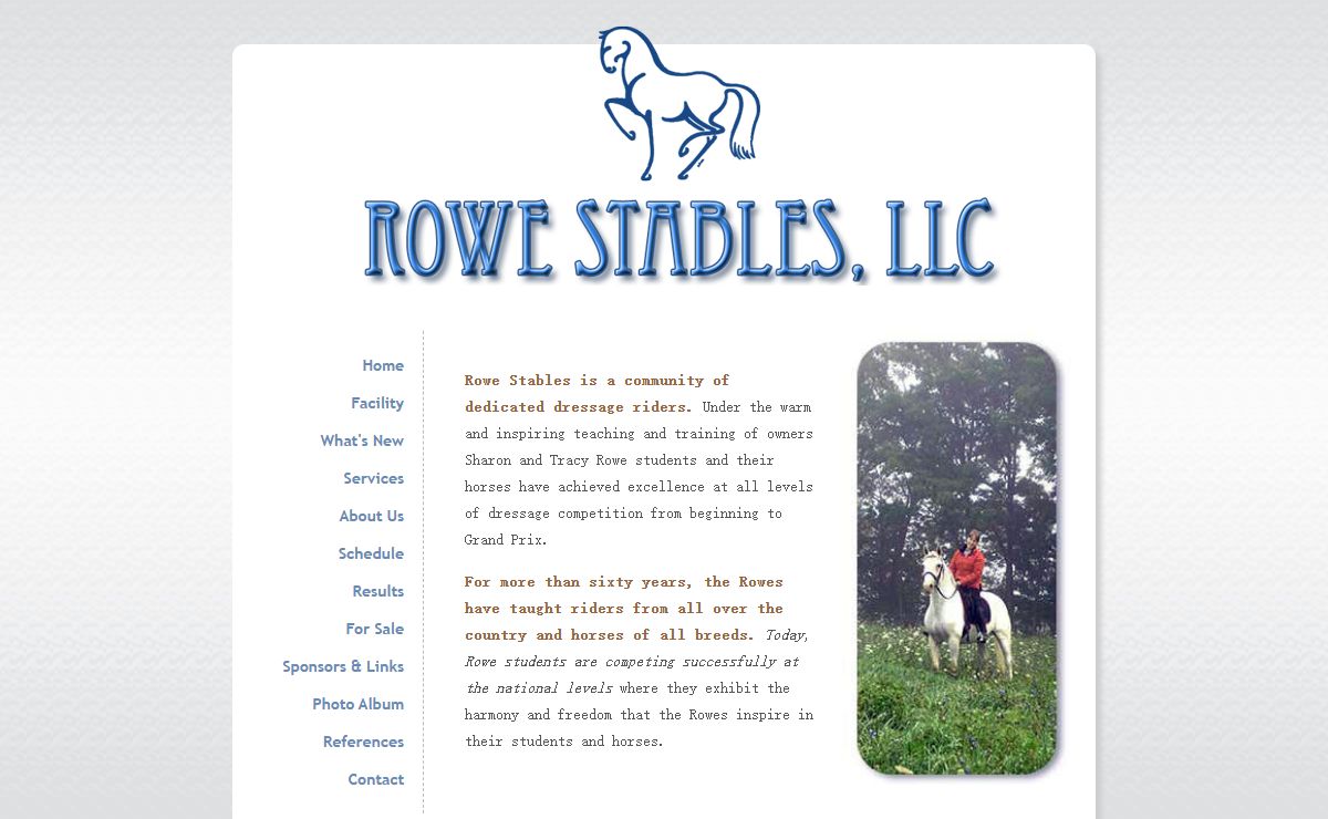 Welcome to Rowe Stables, LLC