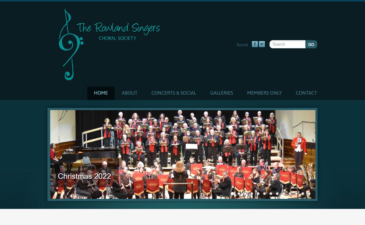 The Rowland Singers - The Rowland Singers Choral Society Worthing