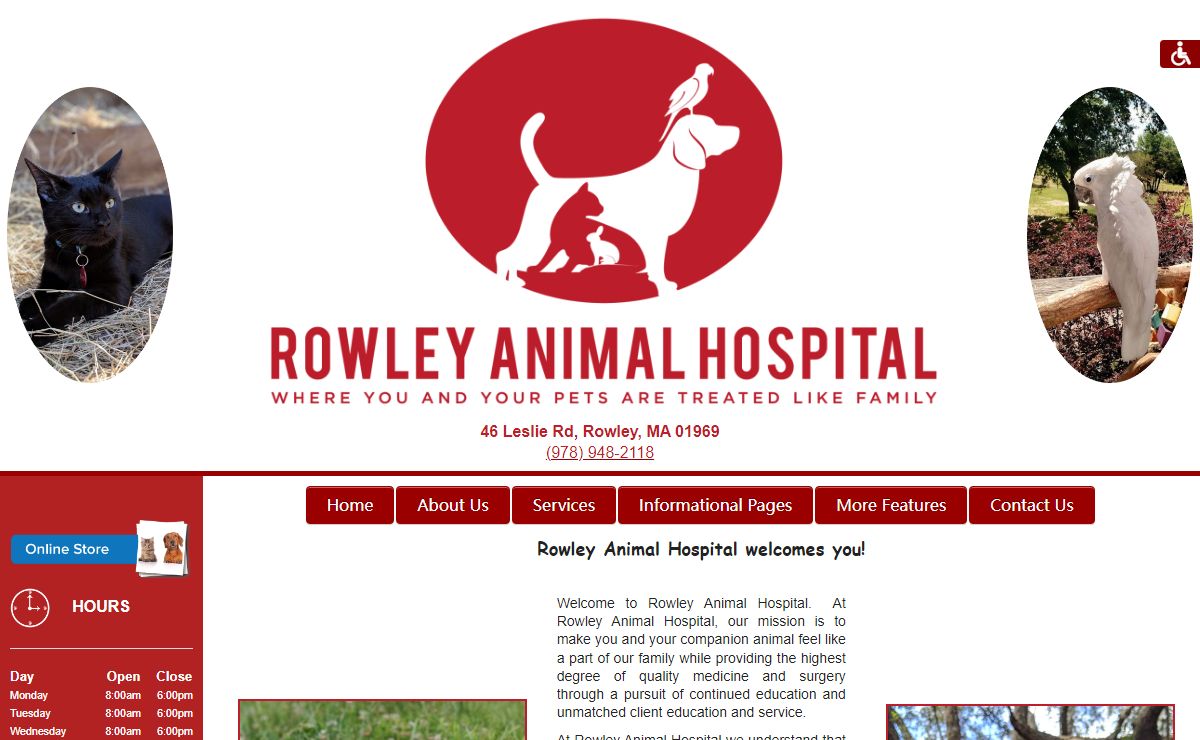 Rowley Animal Hospital - Rowley, MA - Home