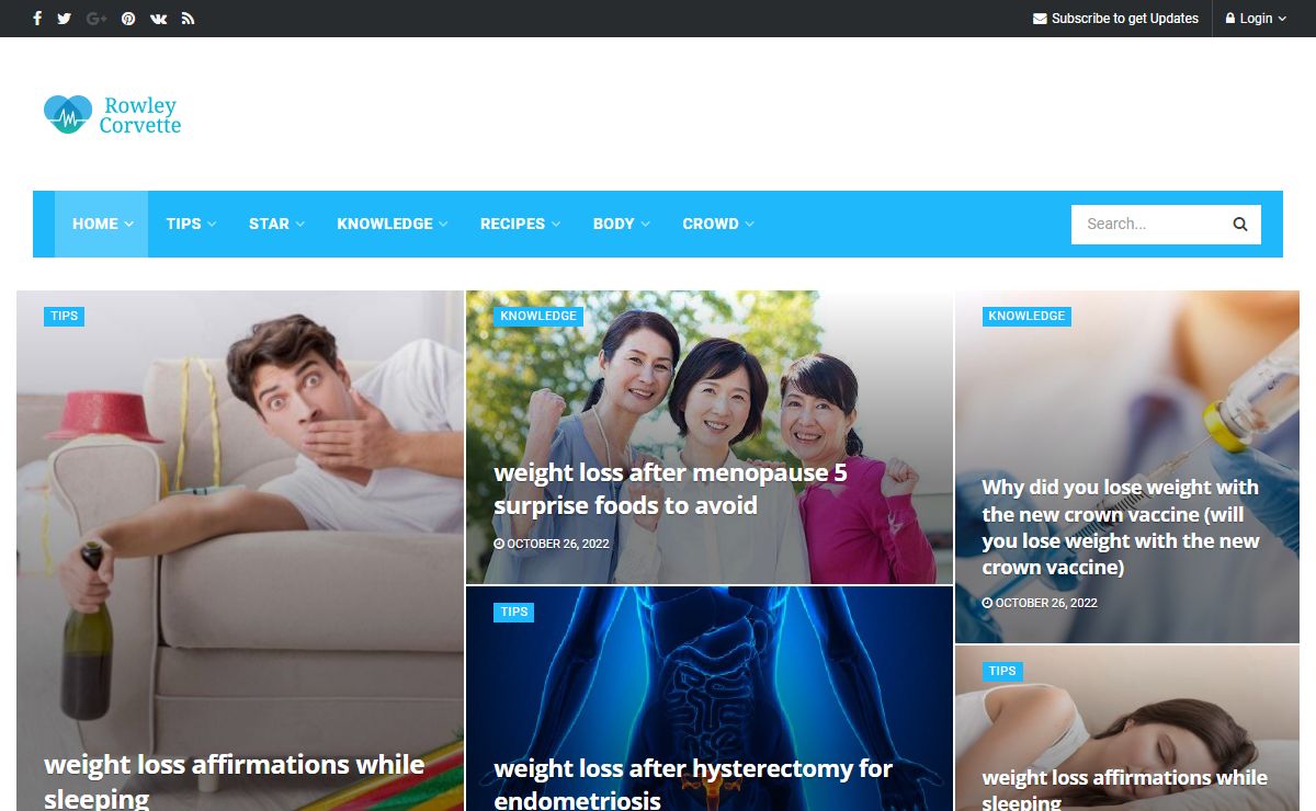 RowleyCorvette – Let's teach you how to lose weight.