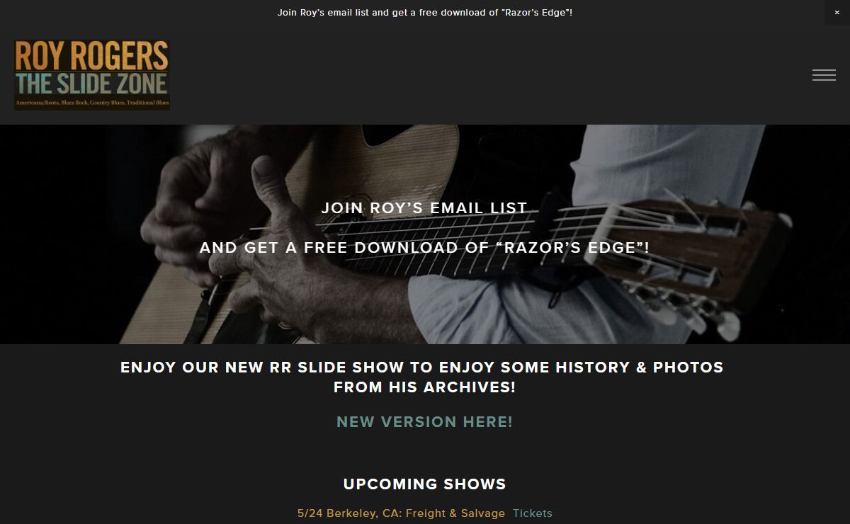 Americana/Roots, Blues Rock, Country Blues, Traditional Blues
