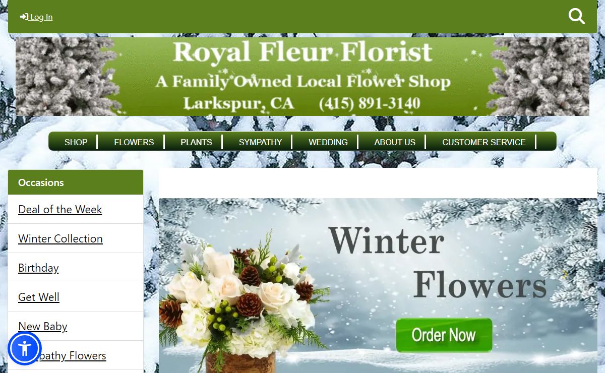 Florist Larkspur CA | Local Flower Delivery | Royal Fleur
