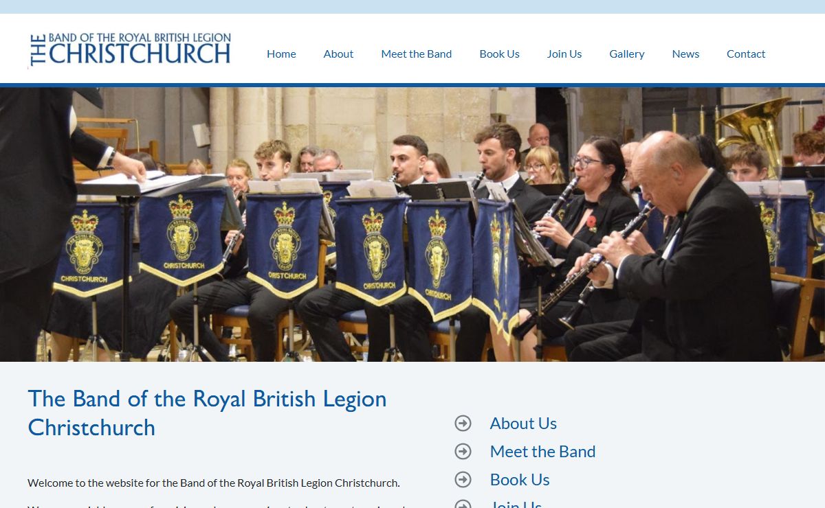 Royal British Legion Band Christchurch – Join us or book us for your event
