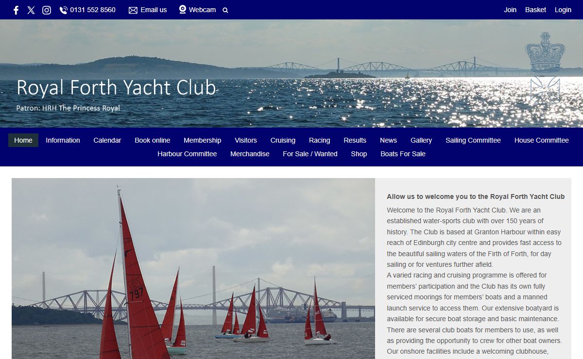 Home : Royal Forth Yacht Club
