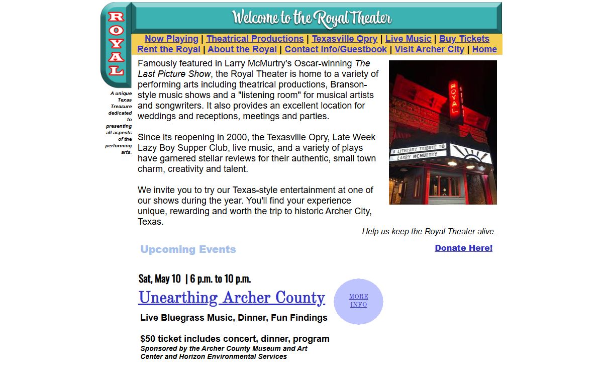 Welcome to the Royal Theater