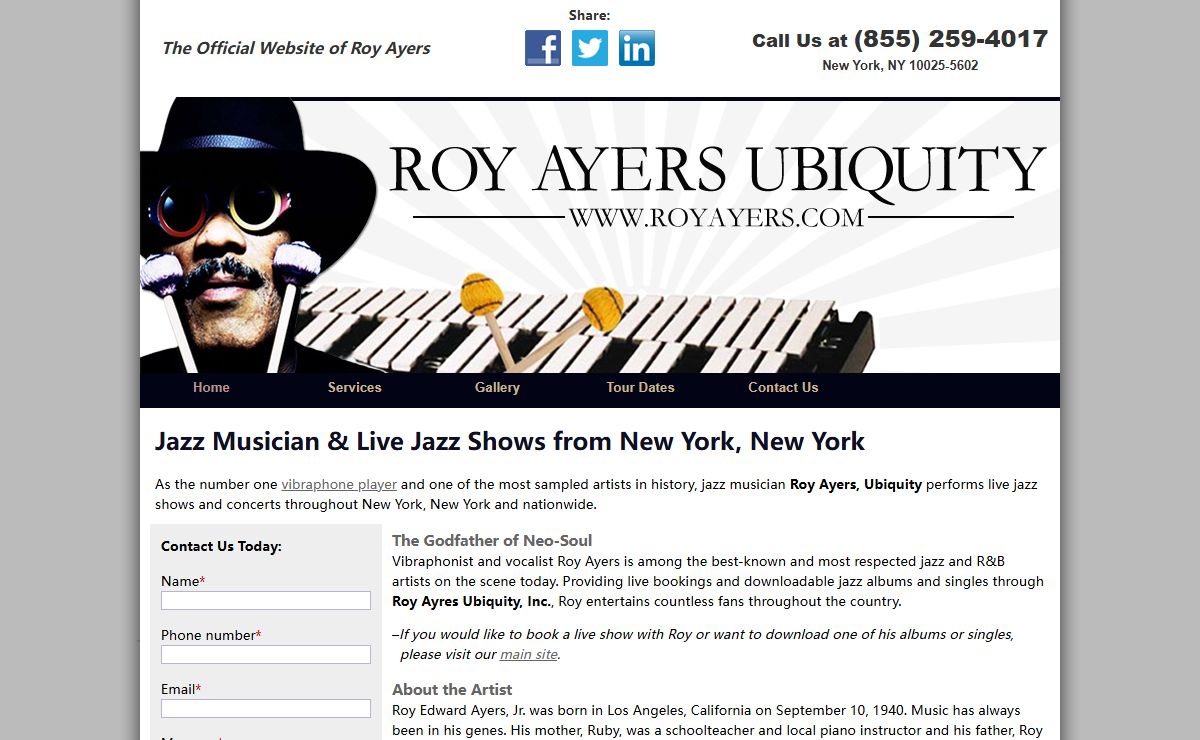 Jazz Musician, Live Jazz Shows | New York, NY