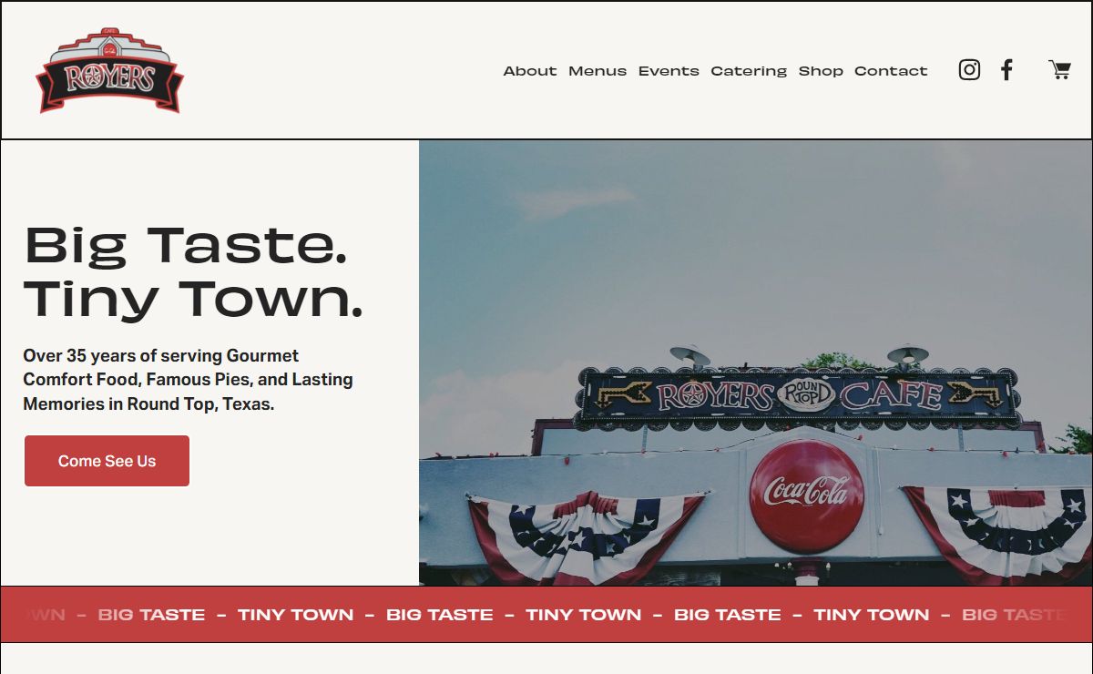 Royers Round Top Cafe