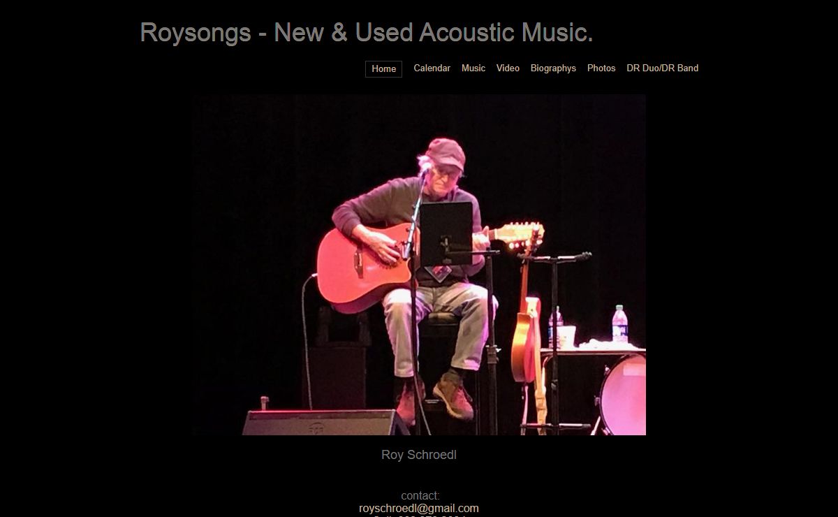 Roysongs - New & Used Acoustic Music. :: Home