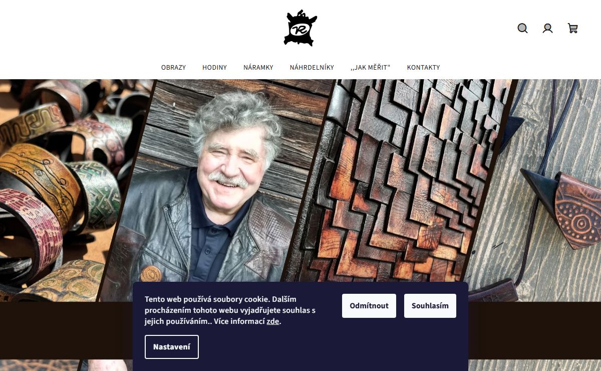 Kožené šperky, obrazy a plastiky - Vladimír Rozkovec ART