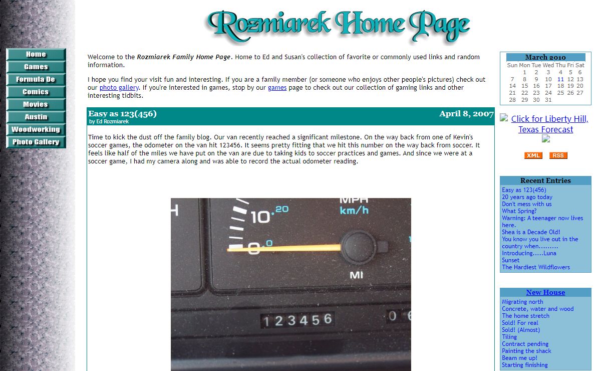 Rozmiarek Home Page