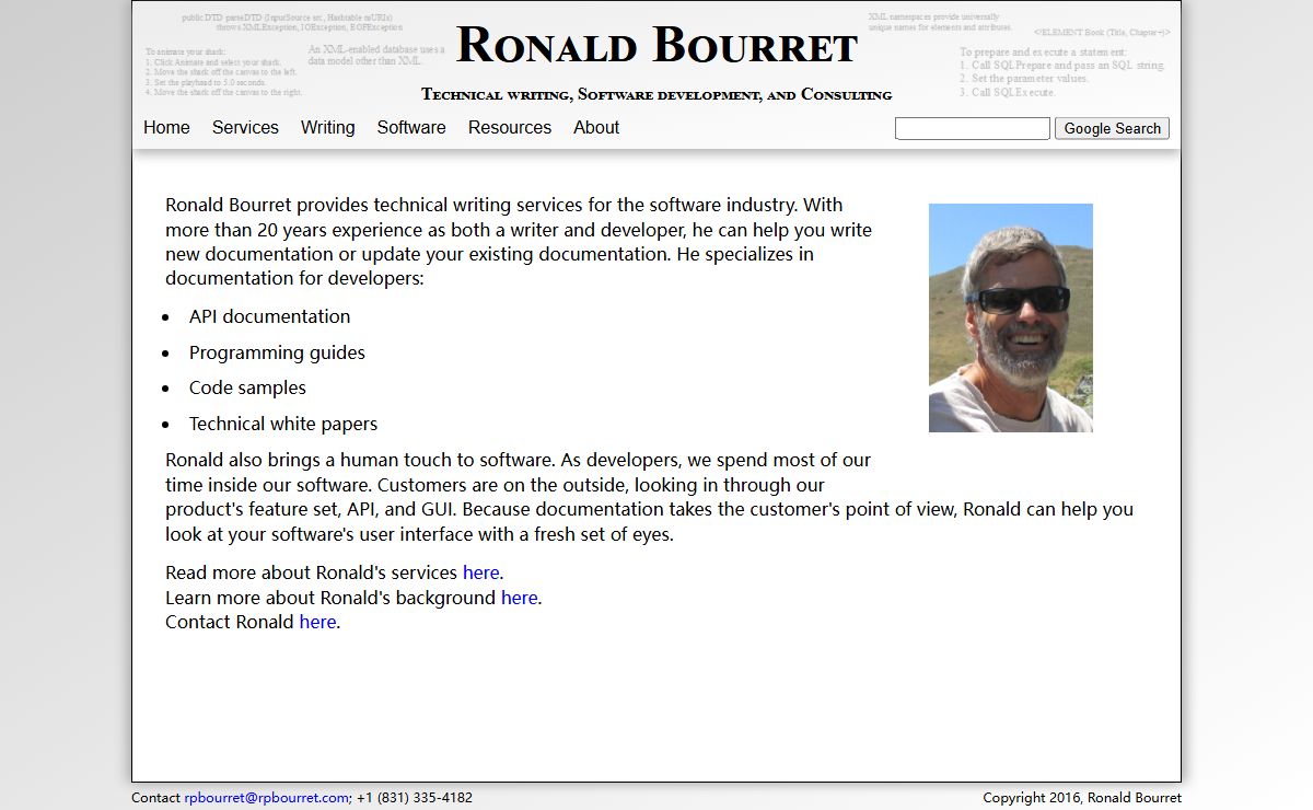 rpbourret.com - Technical writing, software development, and consulting