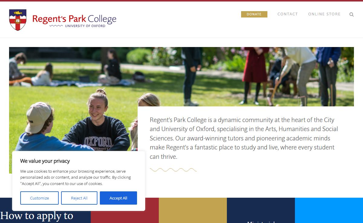 Home - Regent's Park College