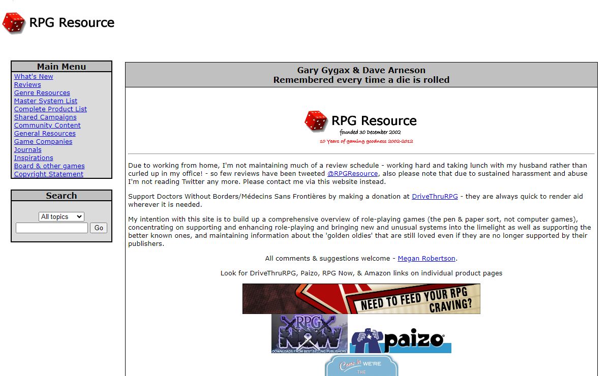 RPG Resource