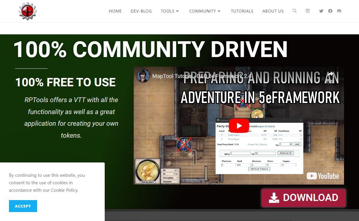 RPTools – Bringing Gamers Together