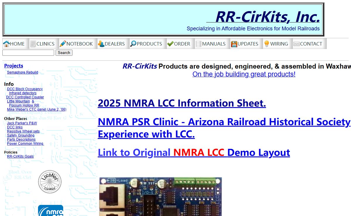 RR-CirKits, Inc. Home Page