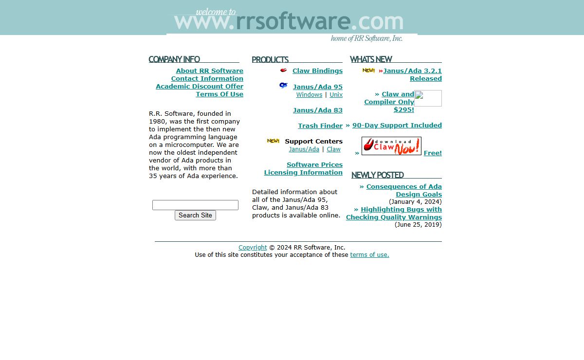 RR Software Home
