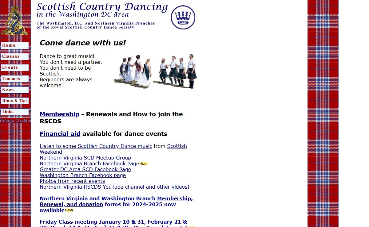 Scottish Country Dancing in the Washington D.C. Area