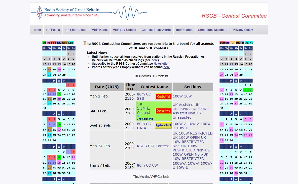 RSGB Contest Committee