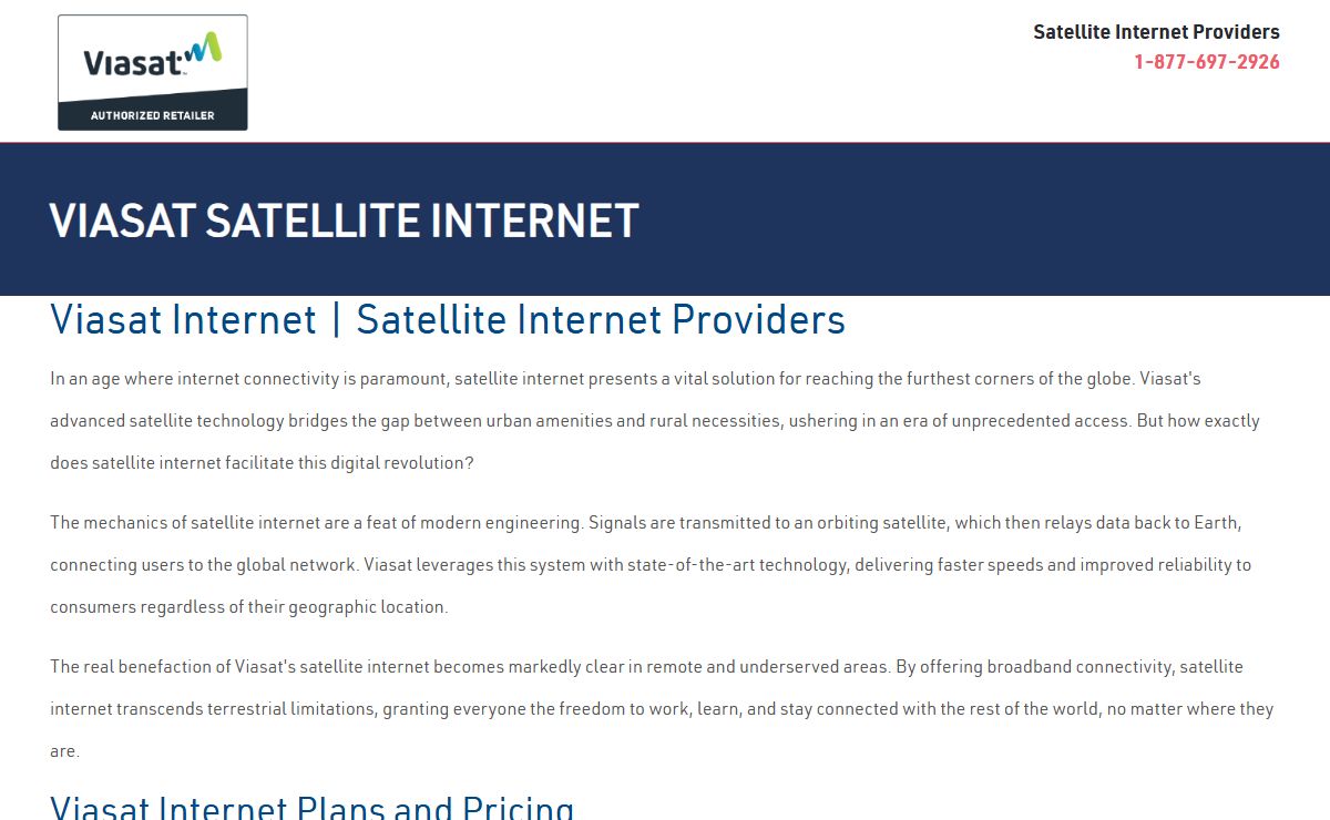 Viasat Internet | Satellite Internet Providers
