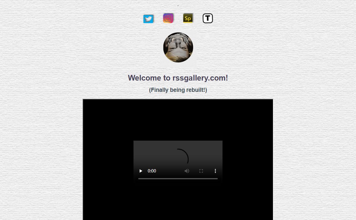 rssgallery - virtual home of disabled, conceptual artist jess loseby and home to her visually annotated life..."