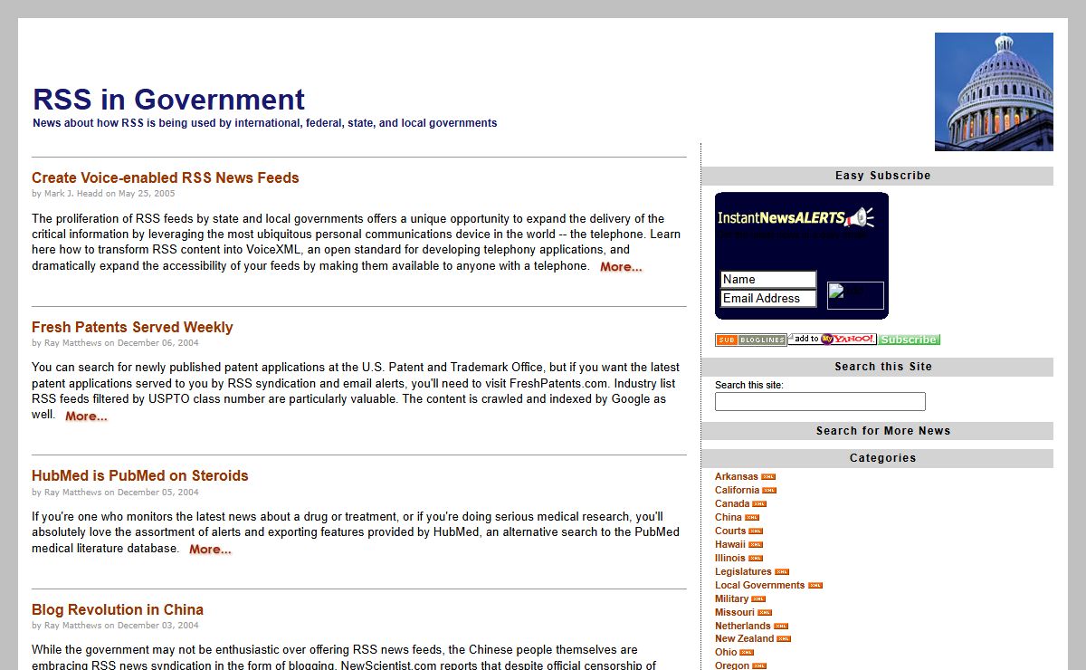 RSS in Government