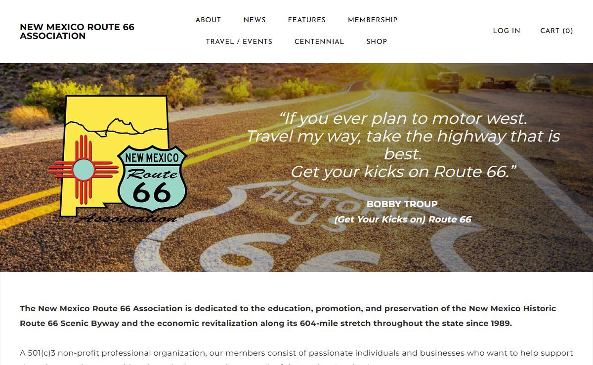 NEW MEXICO ROUTE 66 ASSOCIATION - New Mexico Route 66 Association