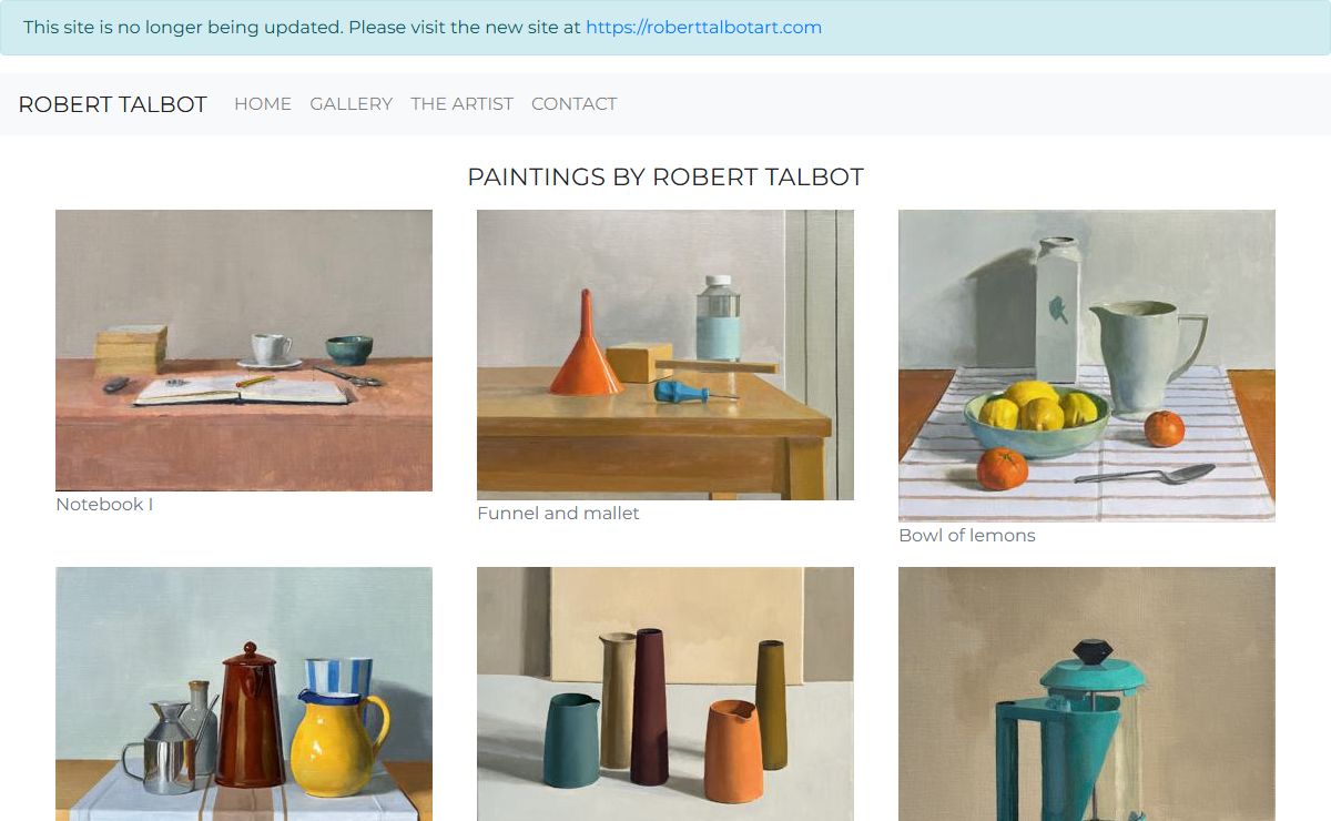 Paintings by Robert Talbot