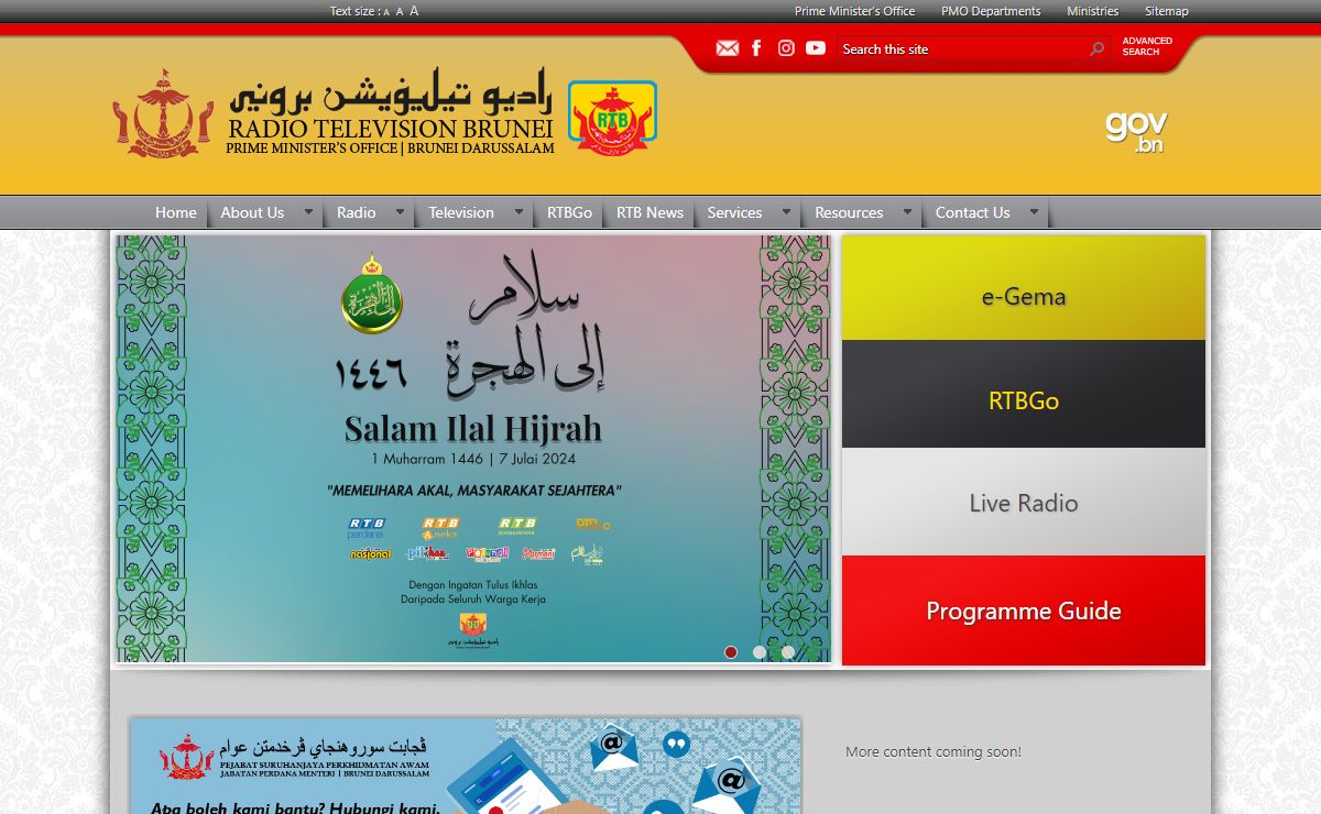 Home - Radio Television Brunei