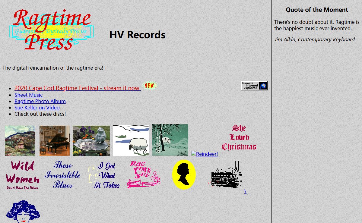 Ragtime Press Midi Music Archive