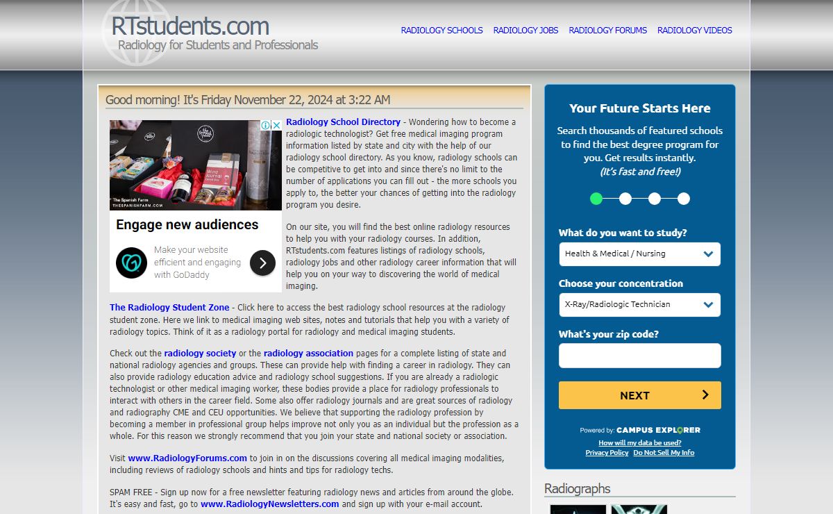 Radiology Schools | Radiology Technology Schools | RTstudents.com