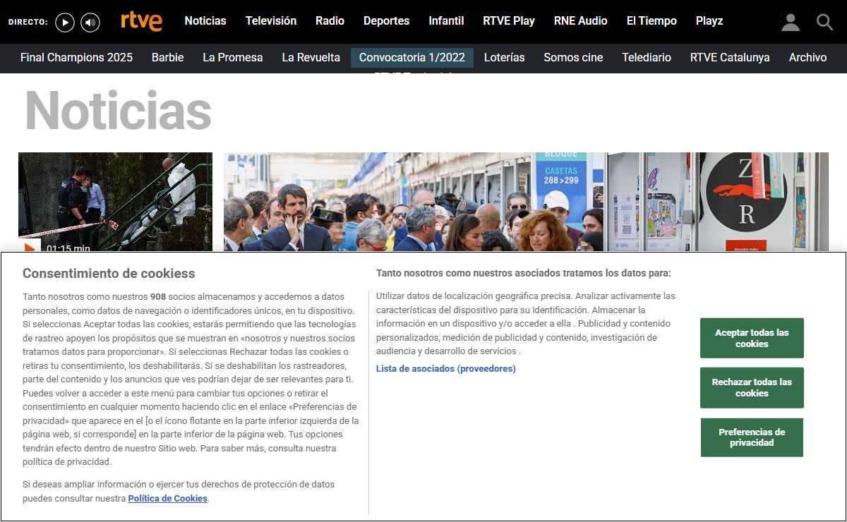 Noticias de última hora, programas y series de televisión - RTVE.es