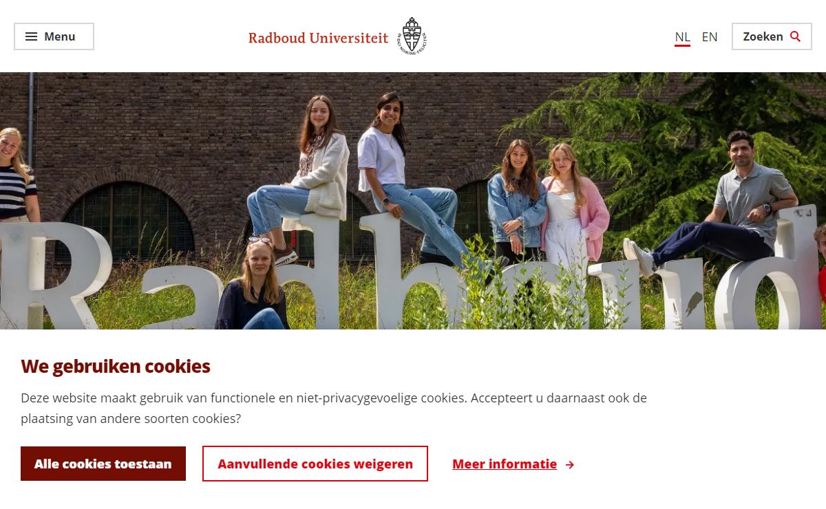 Radboud Universiteit | Je bent nodig